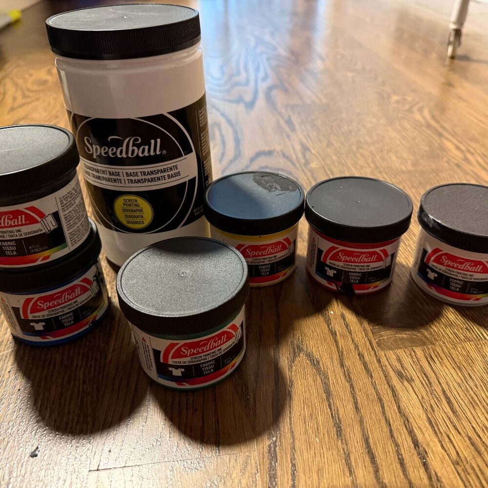 Speedball Fabric Screen Printing Ink Bundle